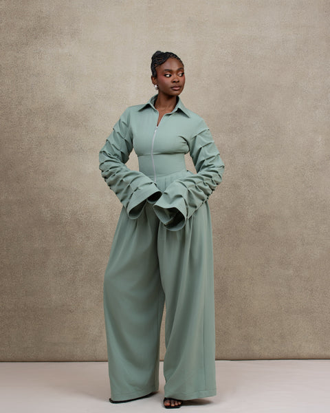 Ellsa Jumpsuit - Sage Green