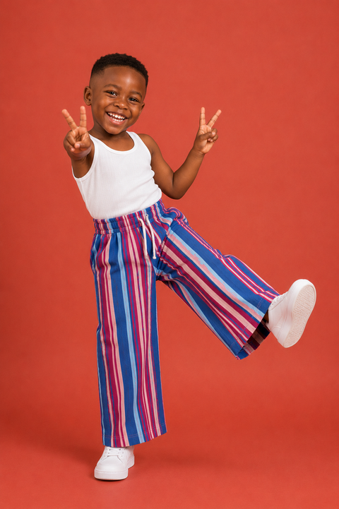 Boys' Aso Oke Trousers