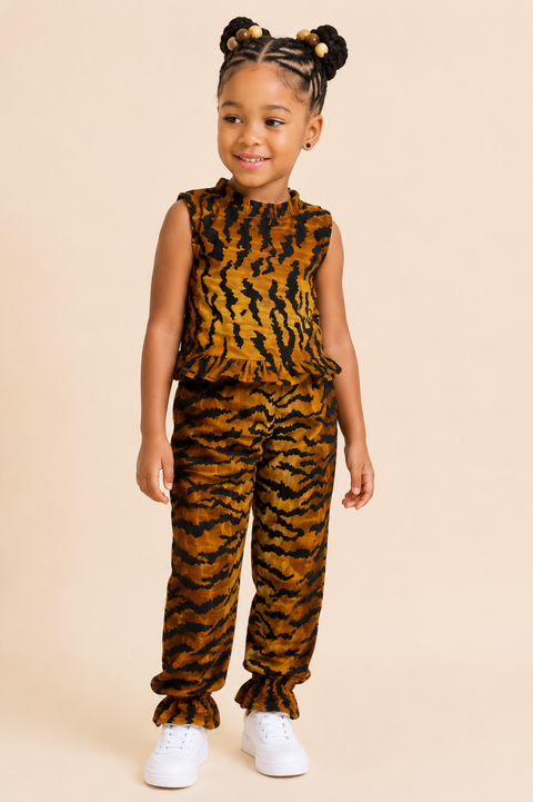 Naya Set – Girls’ Ruffle Two-Piece Set
