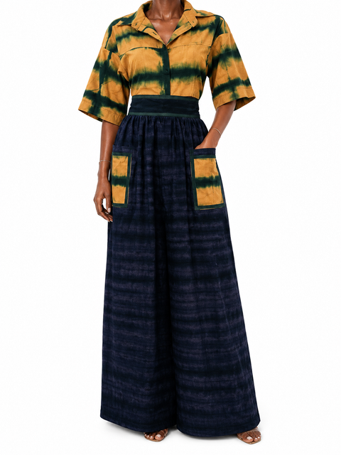 Amal Set - Mustard & Navy