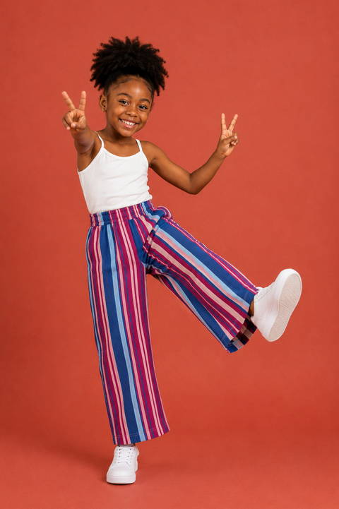 Girls' Aso Oke Trousers
