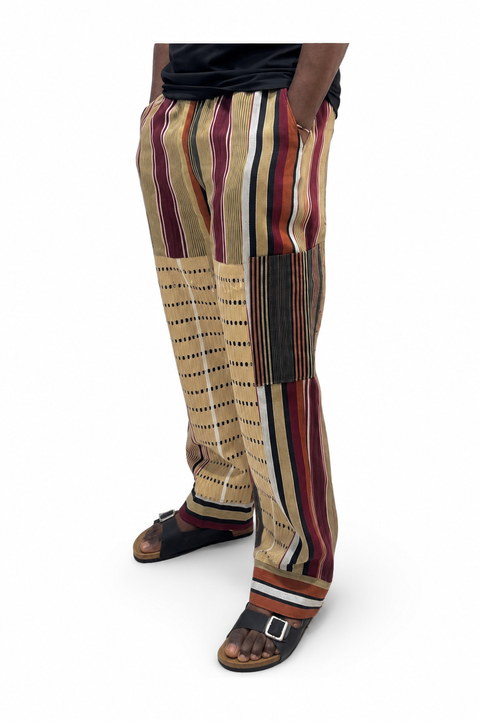 Asooke patch pants