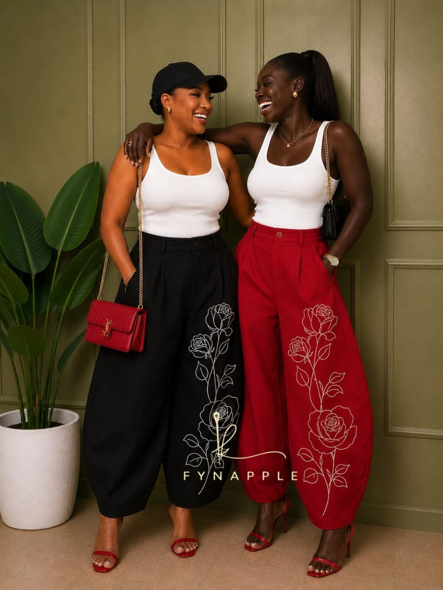Fynapple Barrel Pants