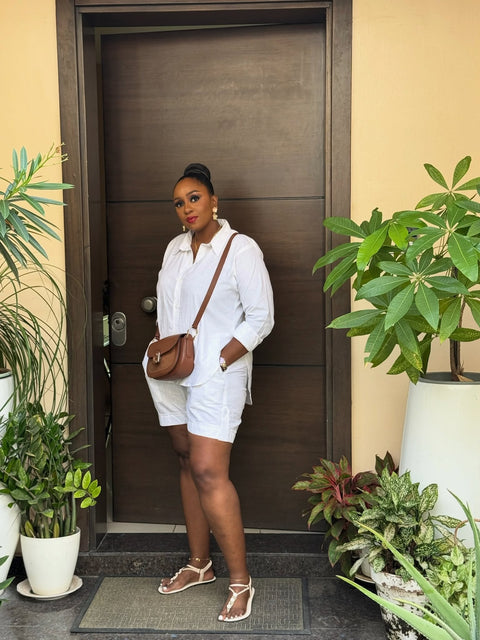 Linen Short Set