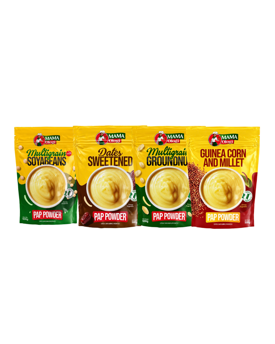 Mama Ologi Pap Variety Pack (Pack of 4 different flavours)