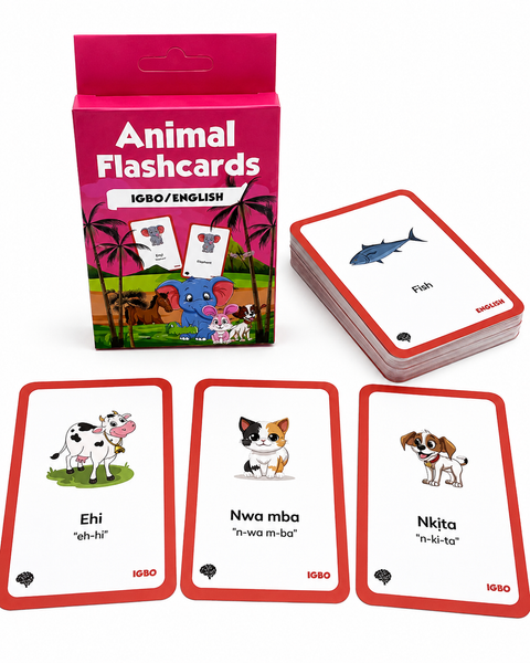 Animal flash cards - Igbo